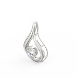 Lab Grown Diamond Pendant – Elara Round Solitaire 0.75 Ct in BIS Hallmarked Gold
