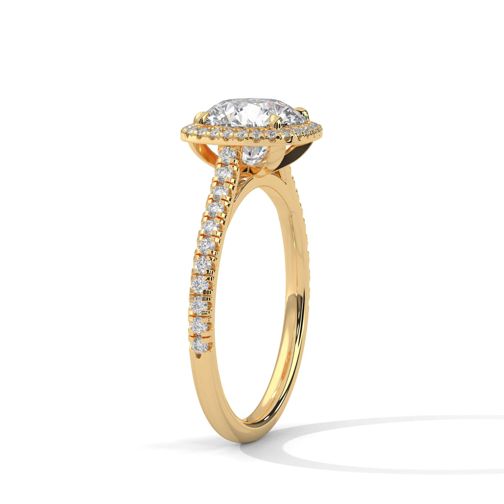 Ayanika 2 Carat Round Diamond Ring – A Graceful Sparkling Delight