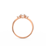 Radiant Round Diamond Ring