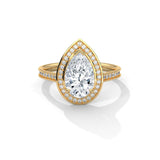 Ayanika Exquisite Pear Diamond Ring