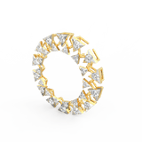 Lab Grown Diamond Pendant – Polaris Circle Design in BIS Hallmarked Gold