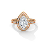 Ayanika Exquisite Pear Diamond Ring