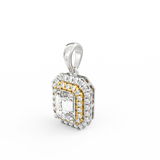 Lab Grown Diamond Pendant – Royale Emerald-Cut Solitaire 1.00 Ct in BIS Hallmarked Gold