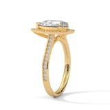 Ayanika Exquisite Pear Diamond Ring