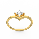 Radiant Commitment Solitaire Diamond Ring