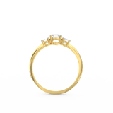 Radiant Round Diamond Ring