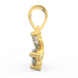 Heartfelt Trinity Diamond Pendant