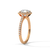 Ayanika 2 Carat Round Diamond Ring – A Graceful Sparkling Delight
