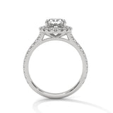 Ayanika 2-Carat Oval Cut Solitaire Ring: Stellar Elegance