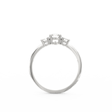 Radiant Round Diamond Ring