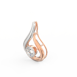 Lab Grown Diamond Pendant – Elara Round Solitaire 0.75 Ct in BIS Hallmarked Gold