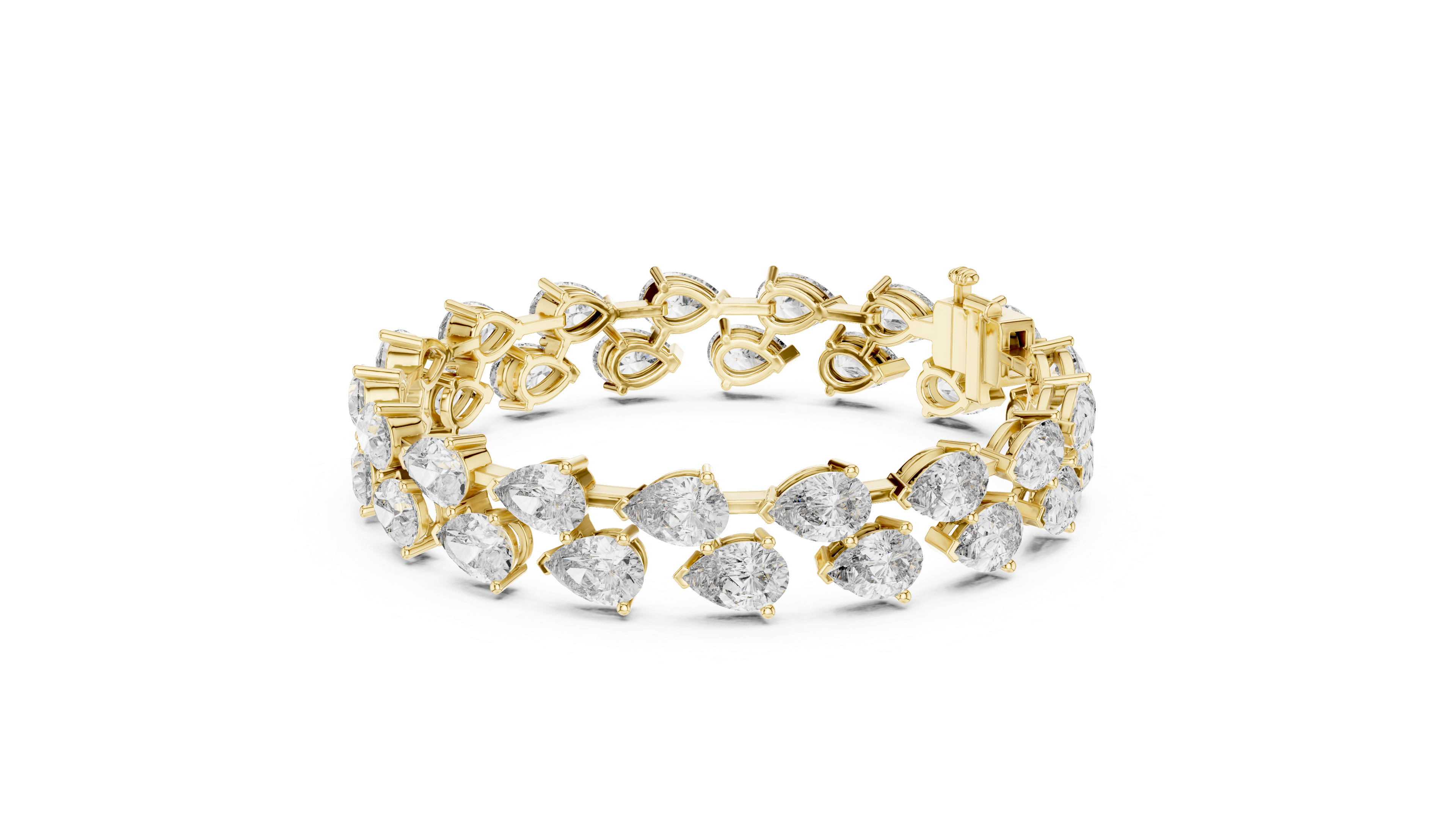 Asteria Pear Lab Grown Diamond Bracelet