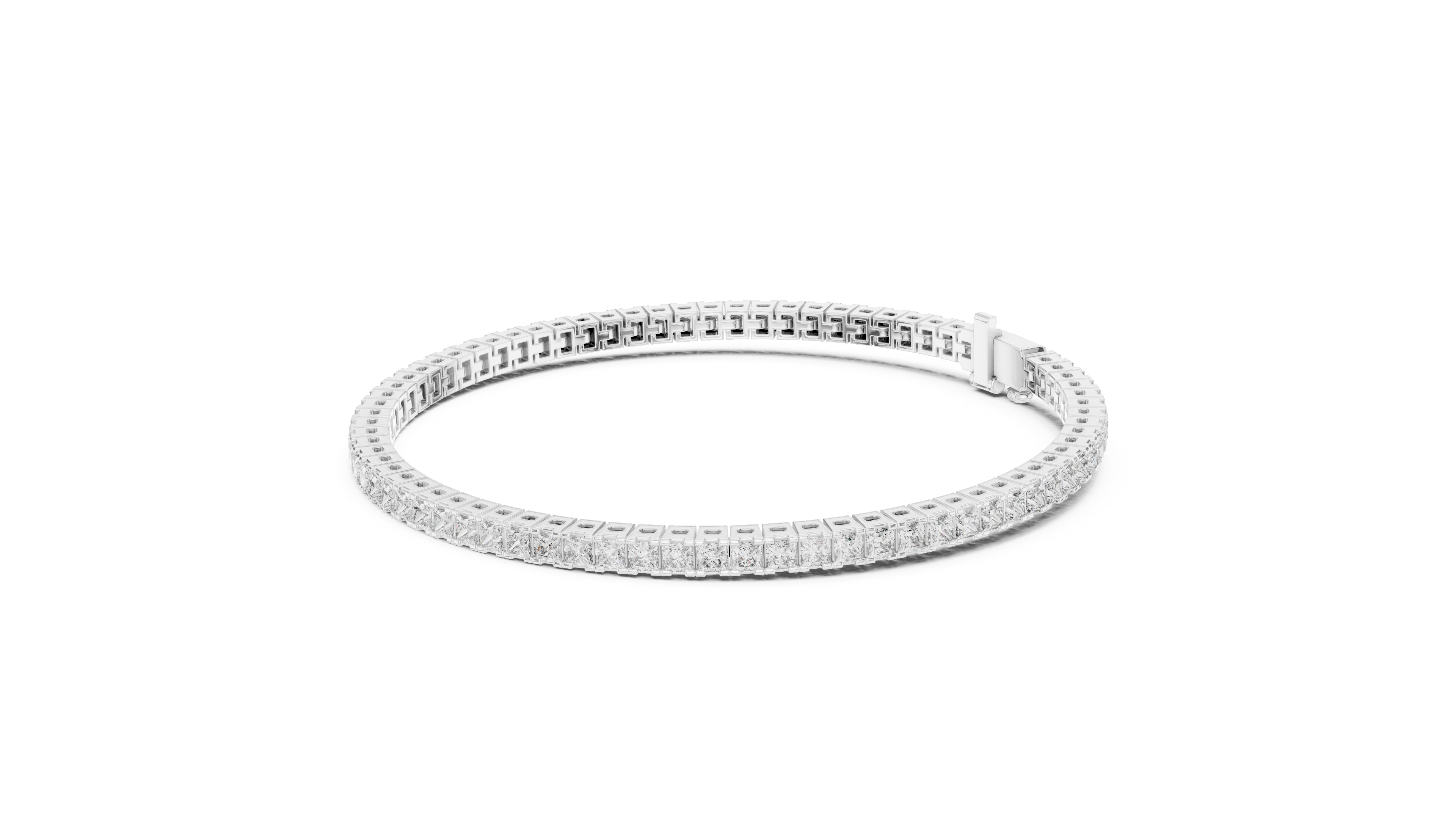 Helios Linea Lab Grown Diamond Tennis Bracelet