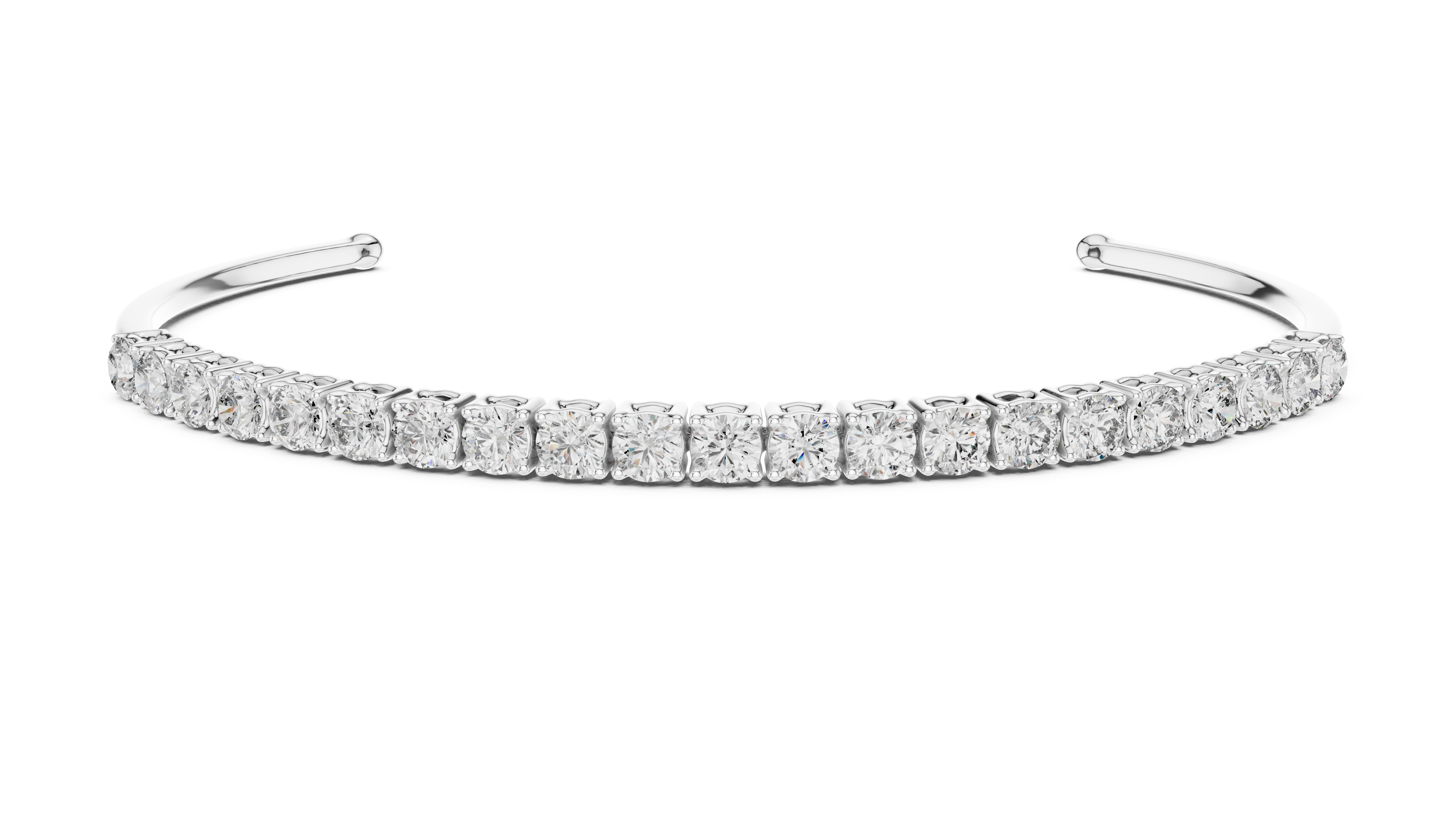 Linea Aperta Lab Grown Diamond Cuff Bracelet