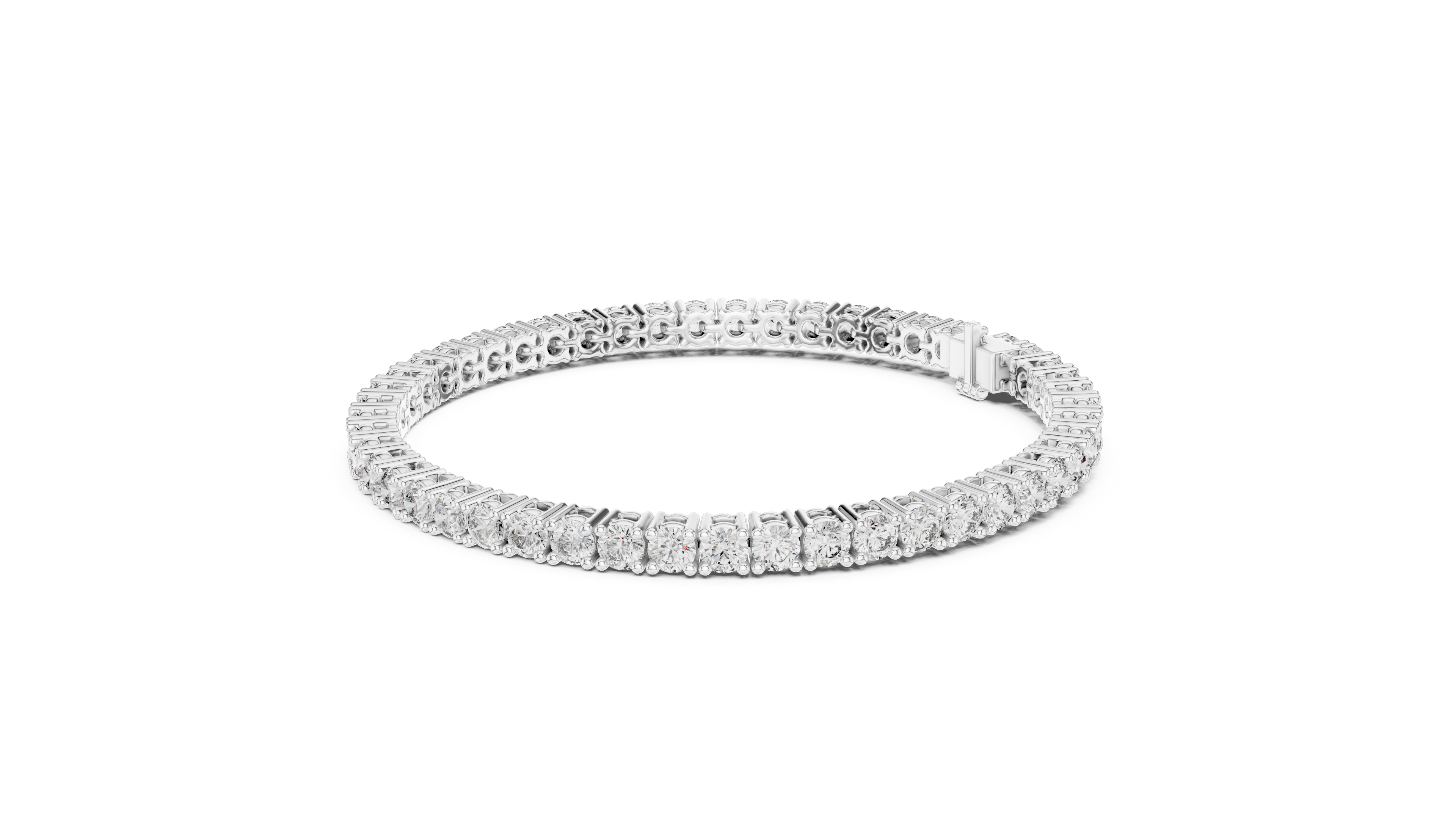 Aurelius Line Lab Grown Diamond Tennis Bracelet