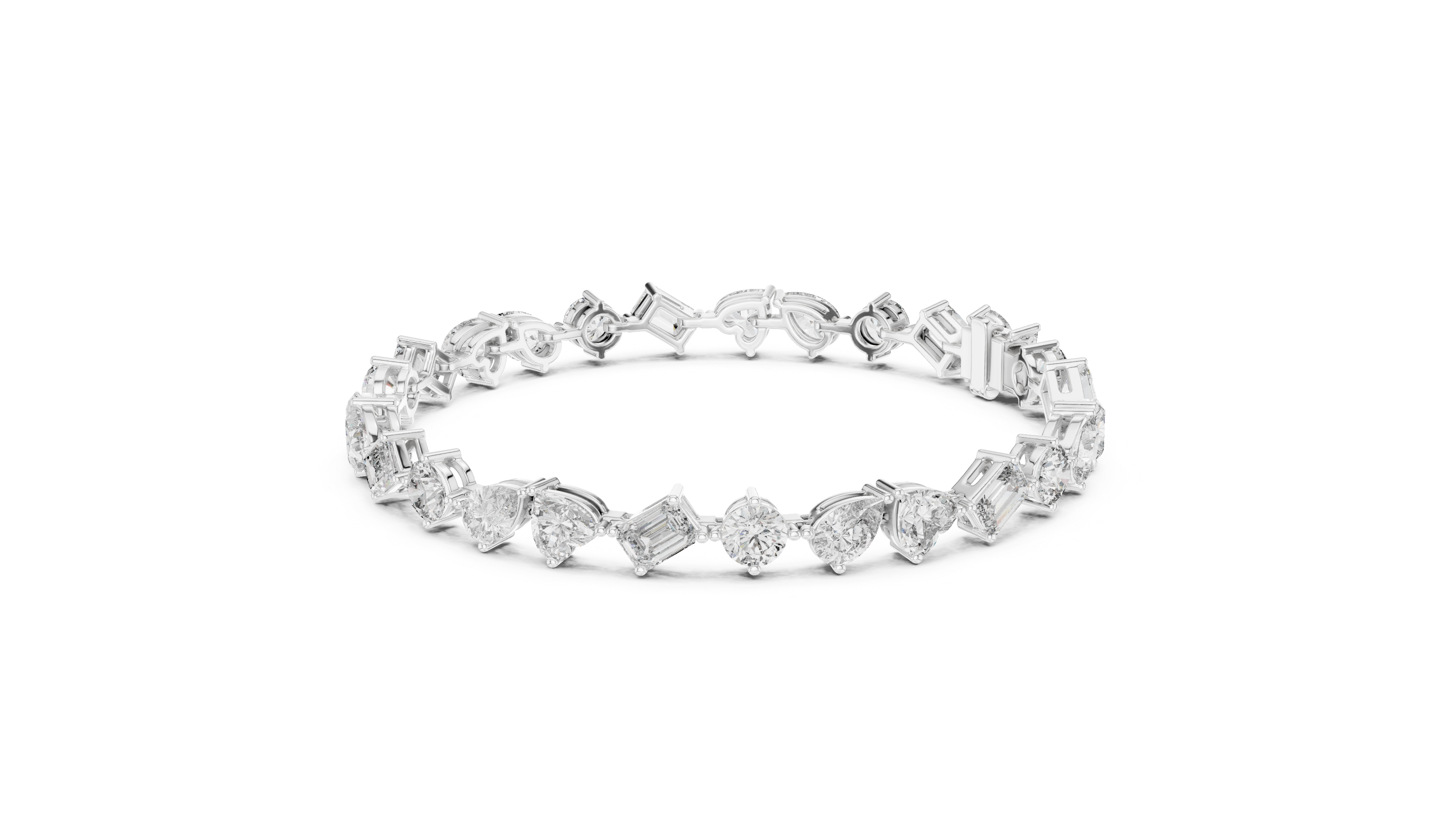 Calista Lab Grown Diamond Tennis Bracelet in Gold