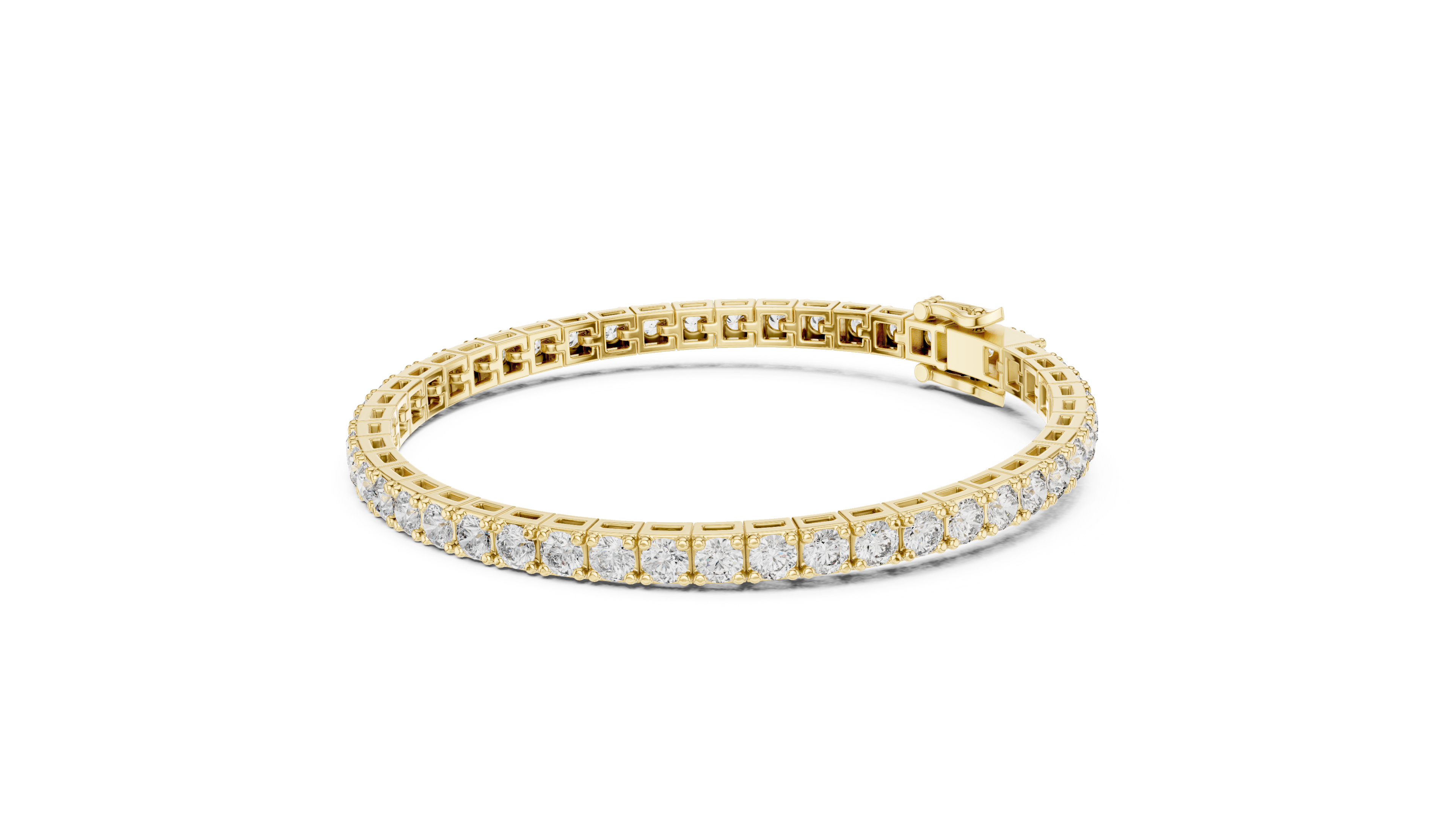 Thalassa Lab Grown Diamond Tennis Bracelet in Gold
