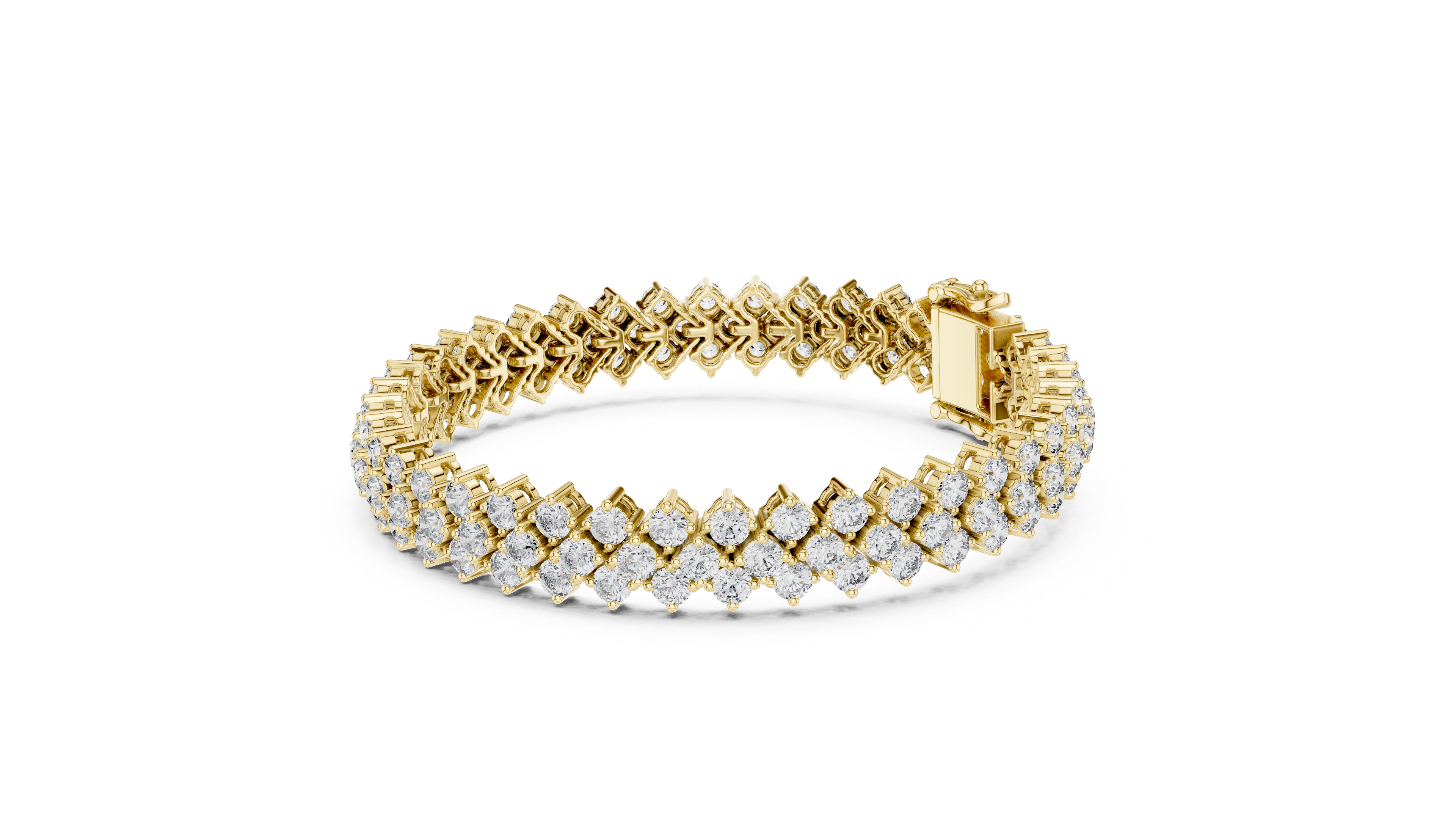 Aletheia Diamond Tennis Bracelet in Gold