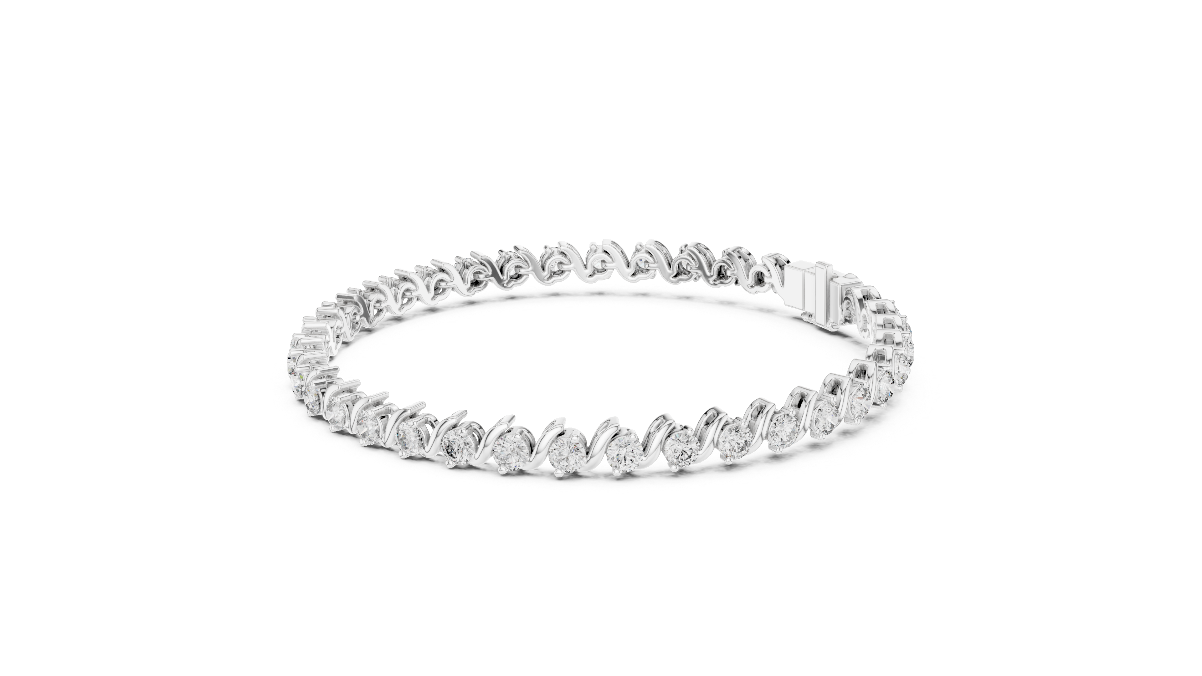 Virelle Weave Lab-Grown Diamond Bracelet