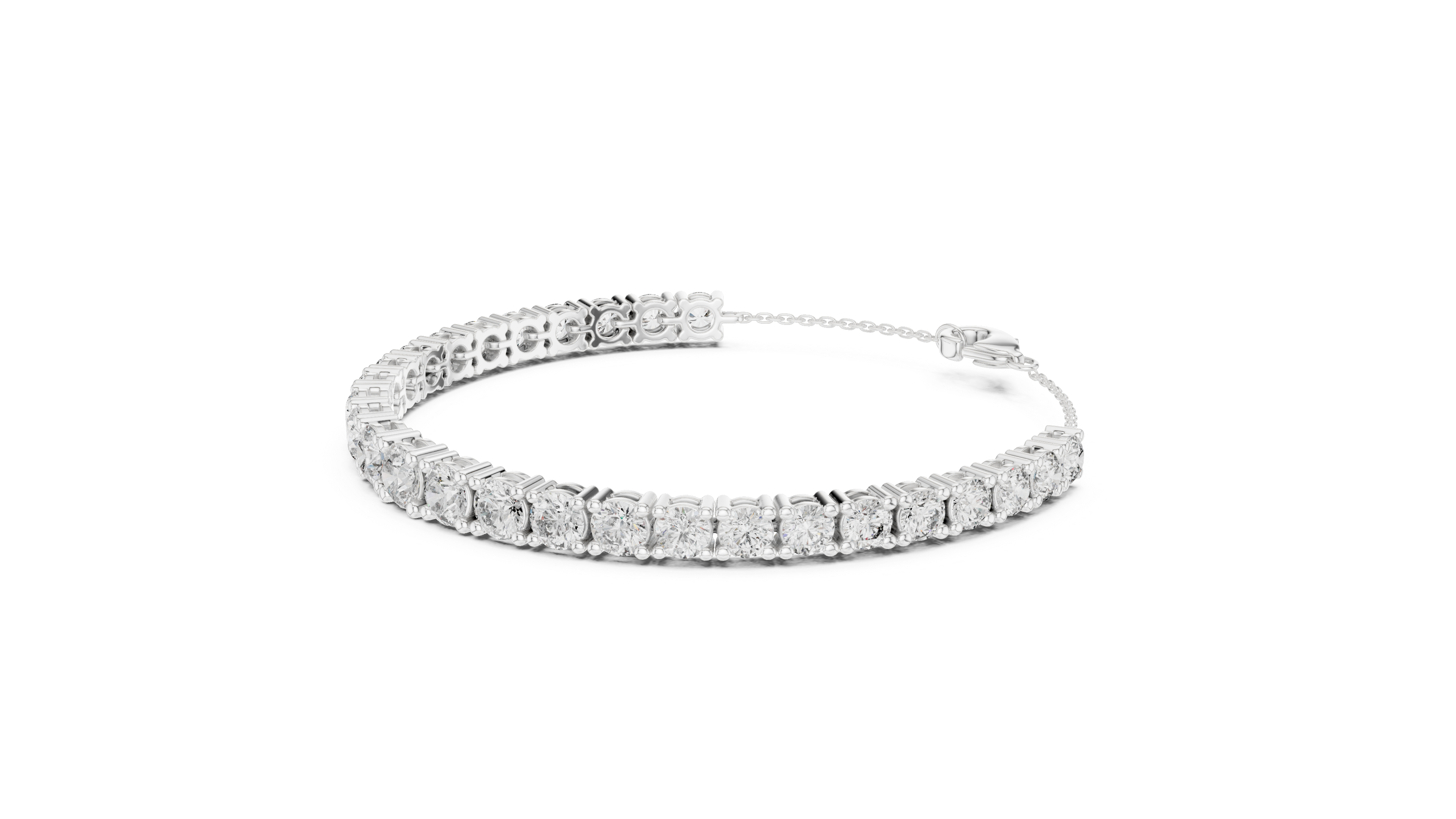 Orlena Row Lab-Grown Diamond Bracelet