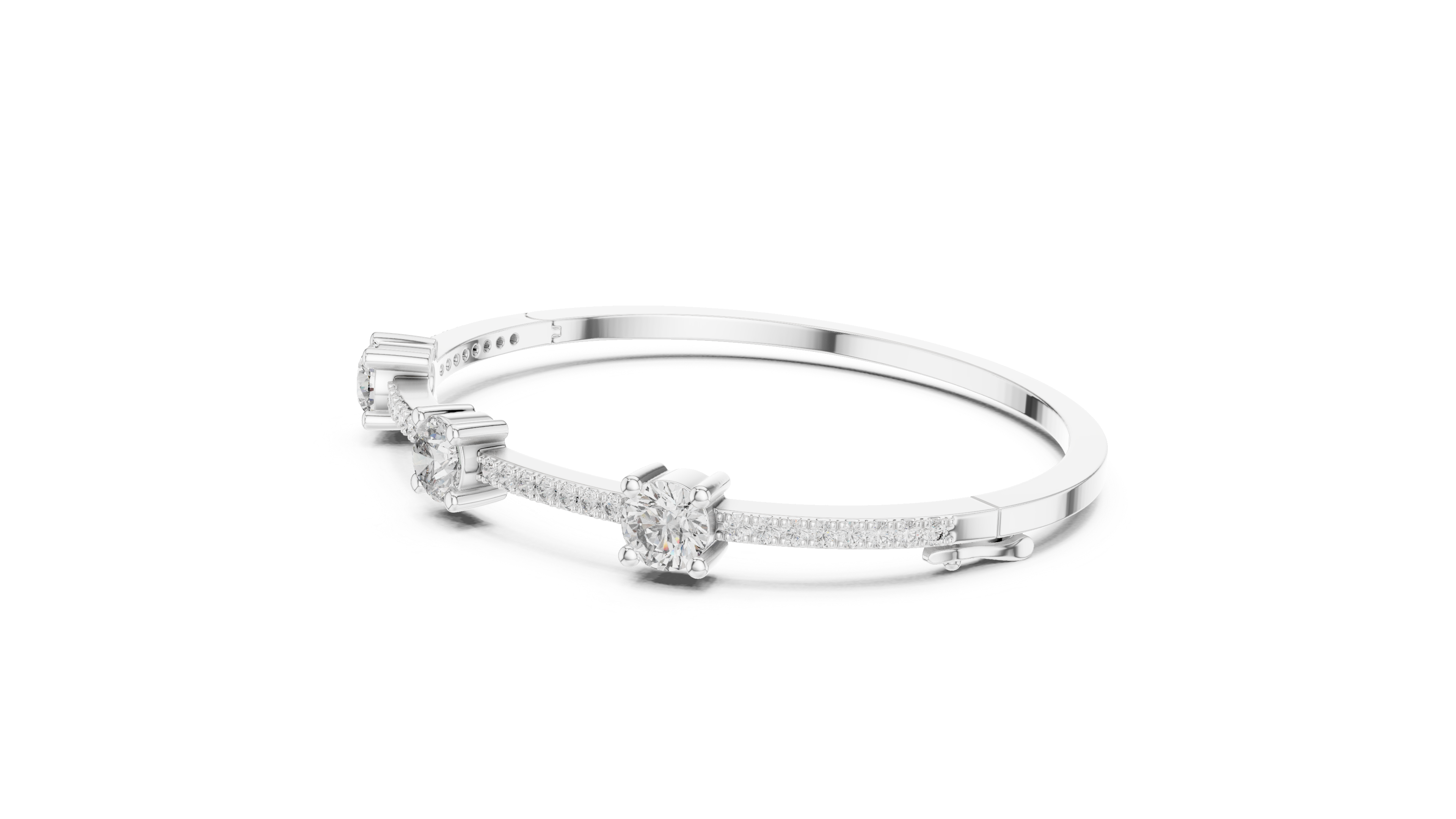 Solara Line Lab-Grown Diamond Bracelet
