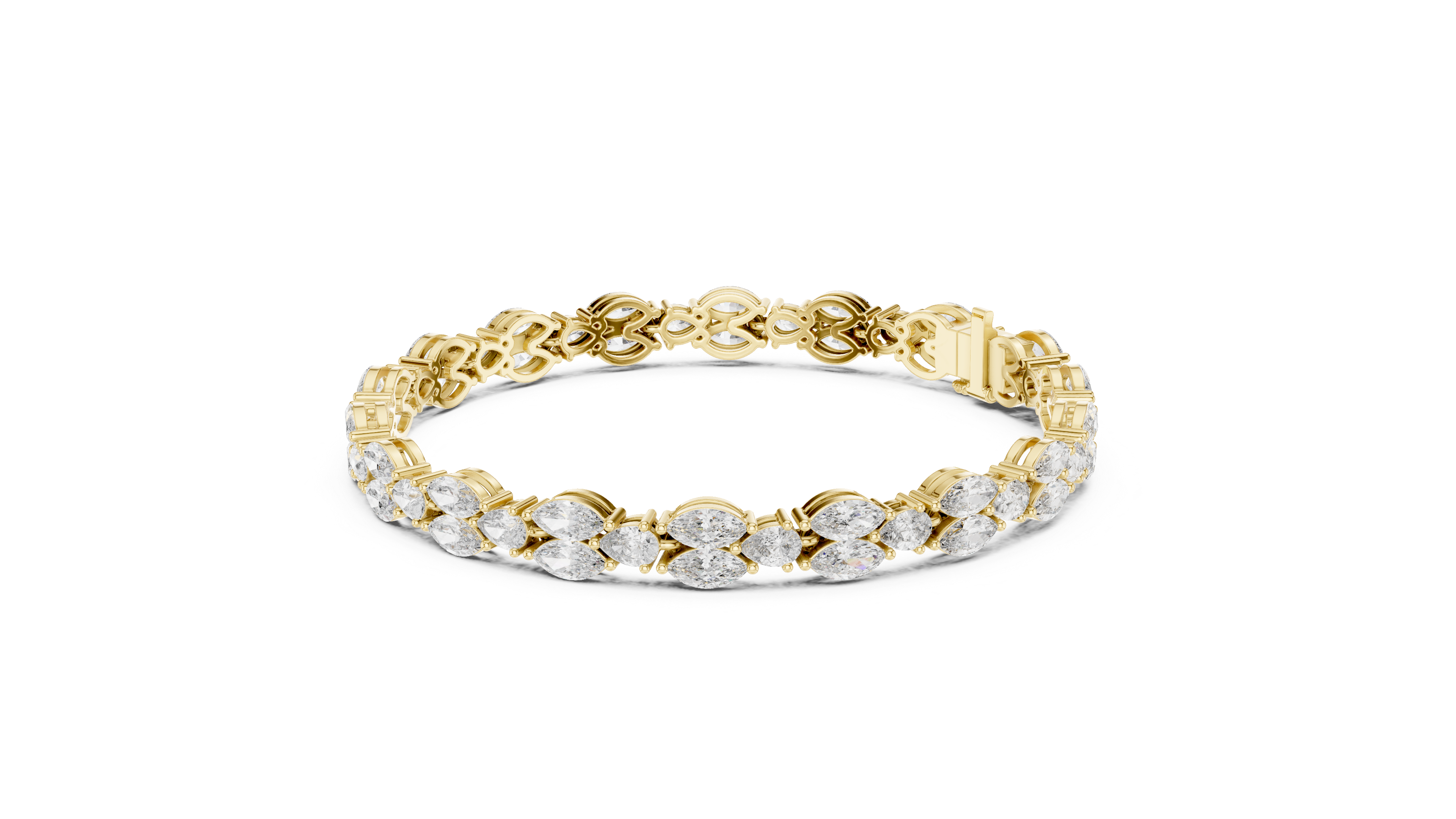 Elara Crest Lab-Grown Diamond Bracelet