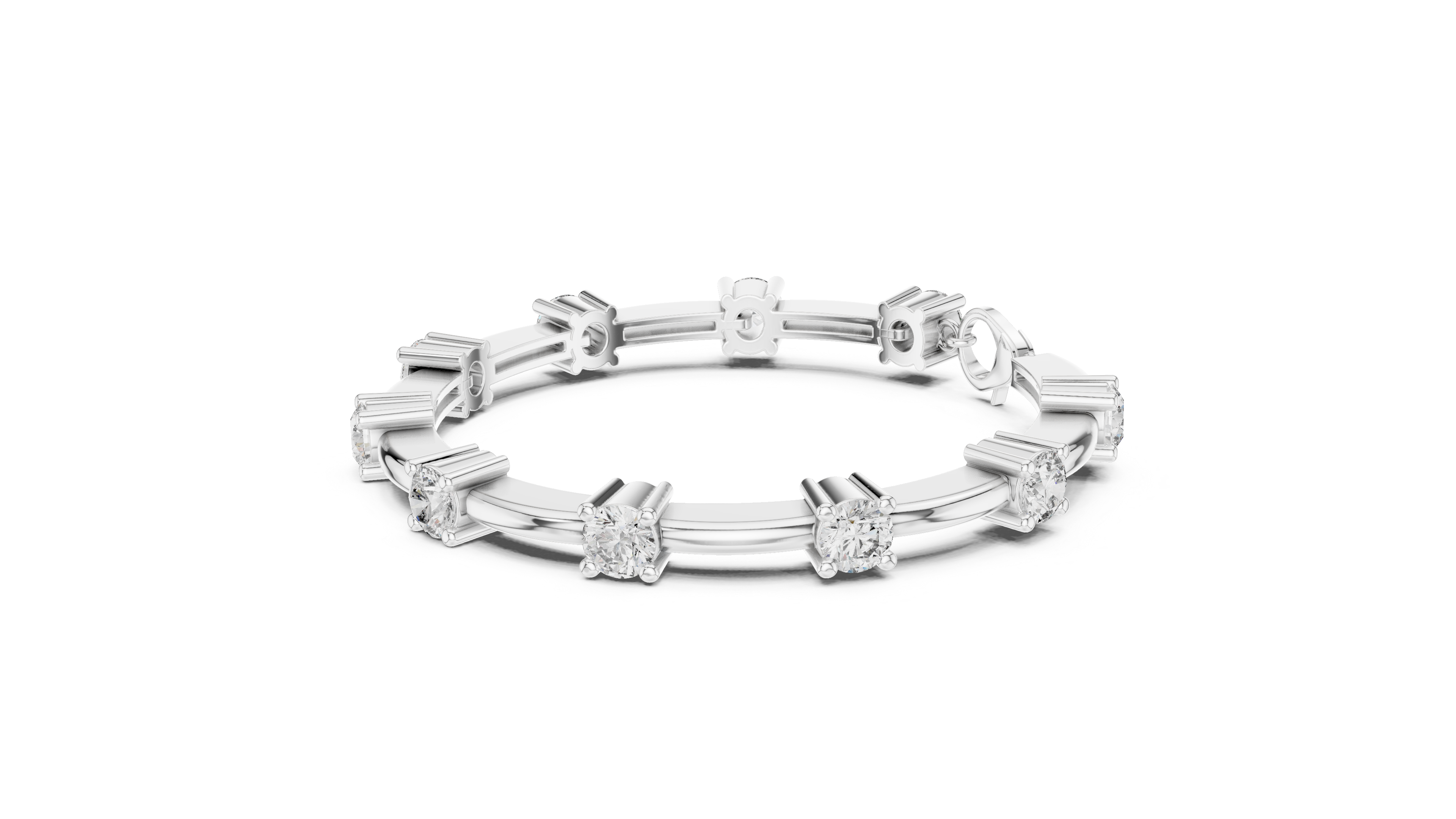 Aureline Orbit Lab-Grown Diamond Station Bracelet