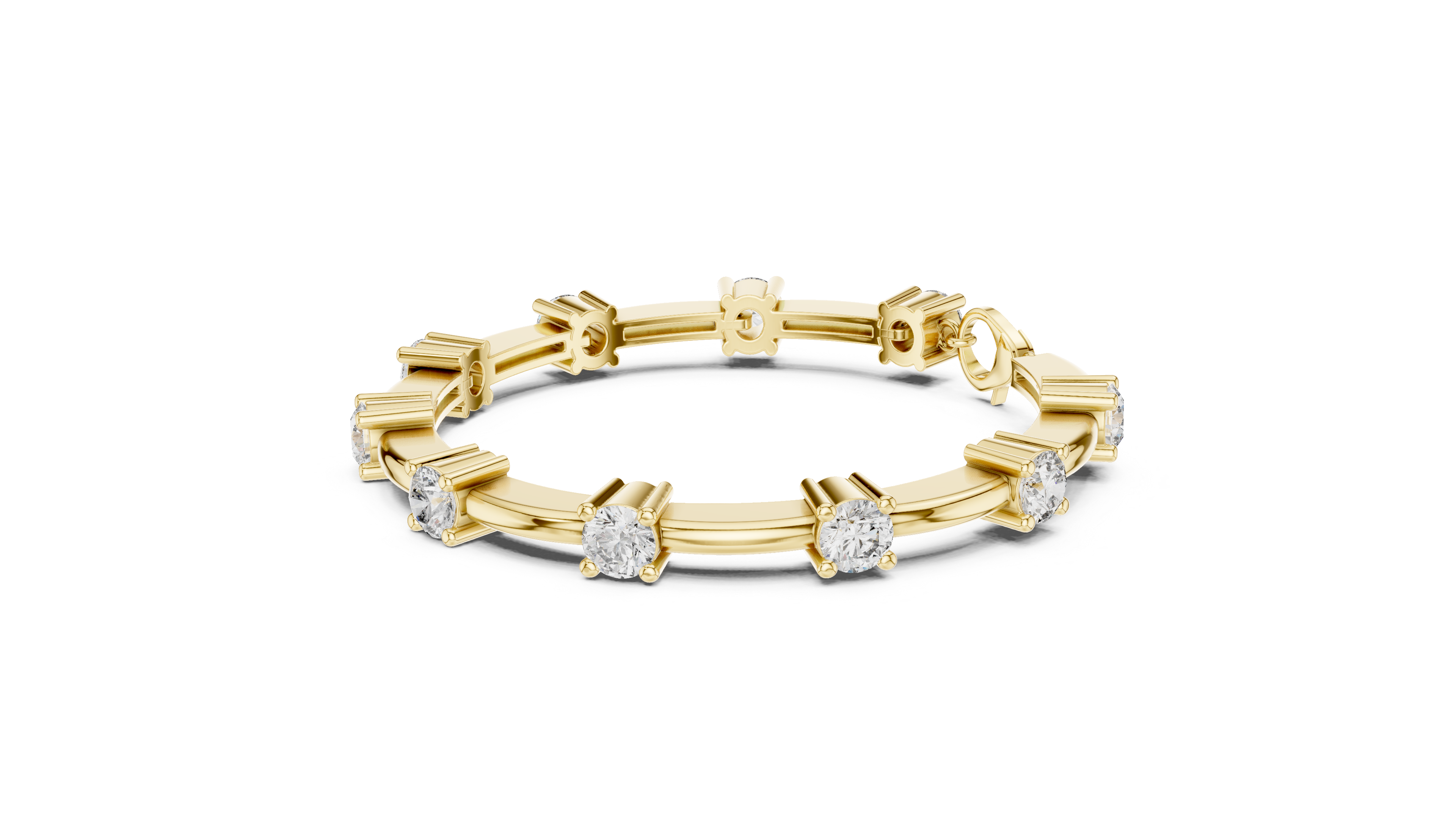Aureline Orbit Lab-Grown Diamond Station Bracelet