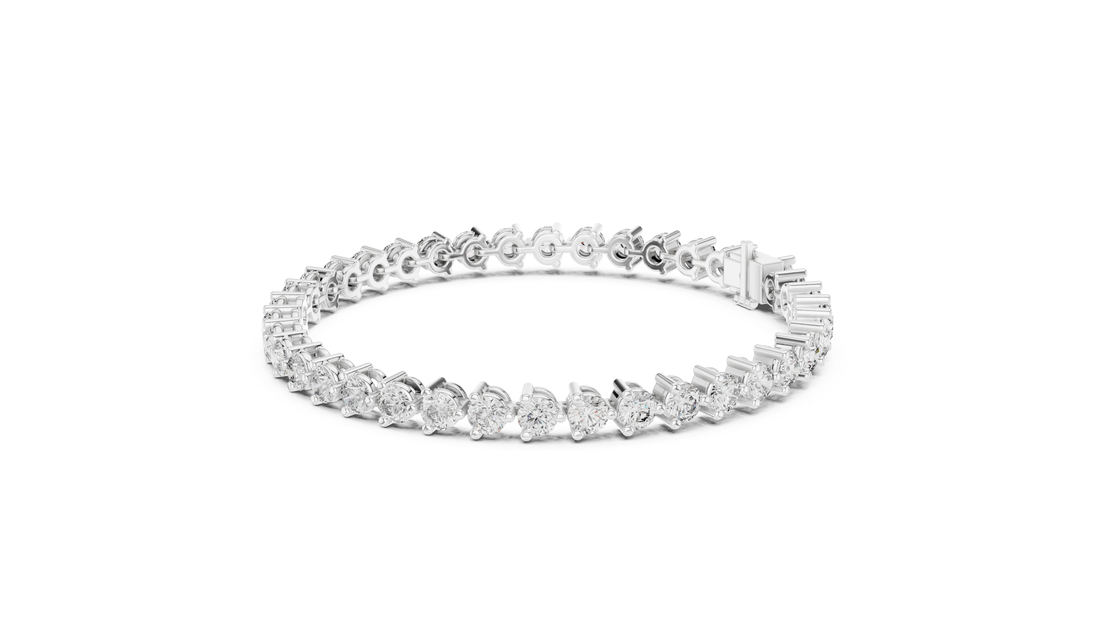 Cyrena Round Diamond Bracelet