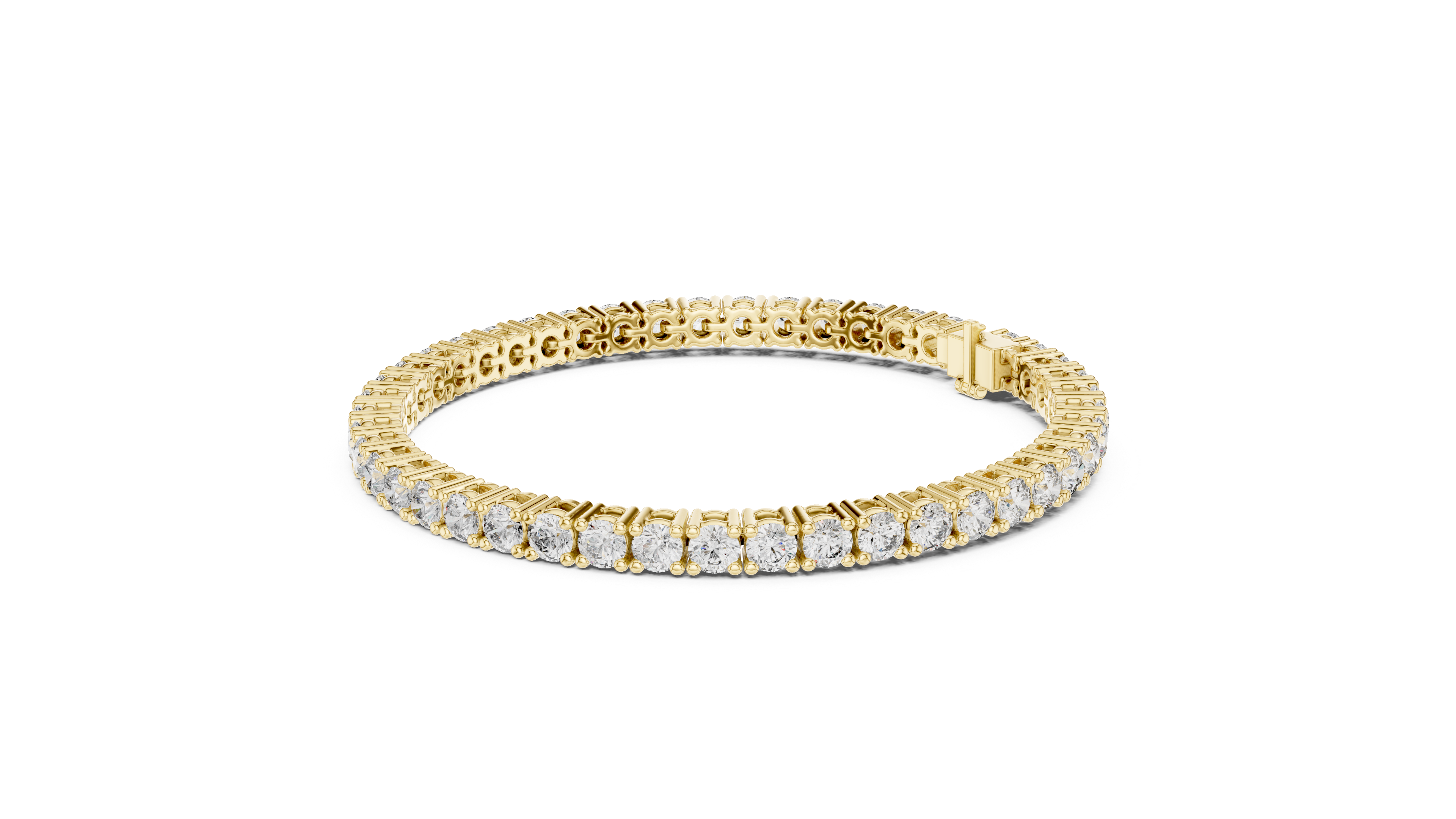 Aurevia Round Diamond Tennis Bracelet