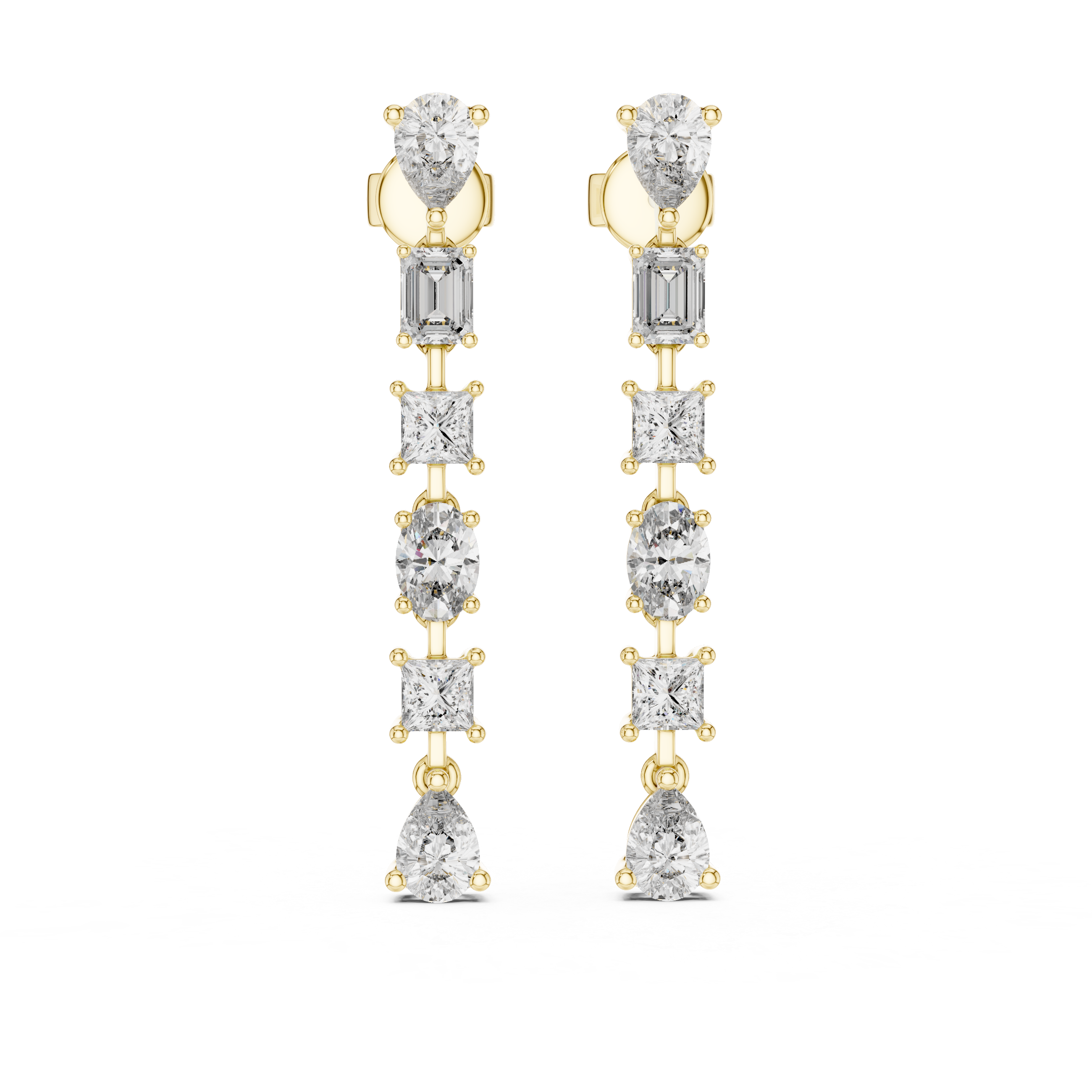 Aurelia Prism Diamond Danglers