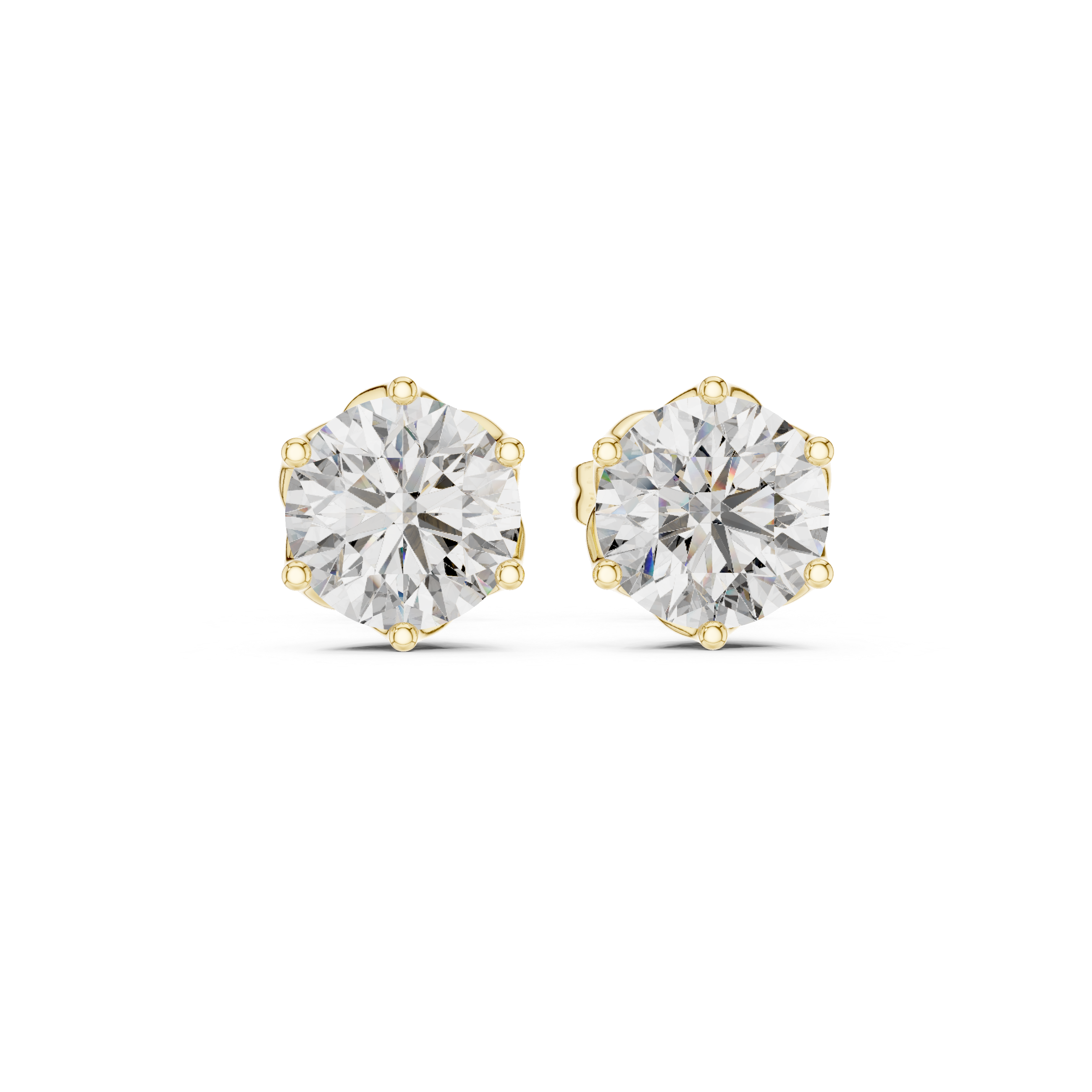 Aurelia Prime Lab Grown Diamond Solitaire Stud Earrings