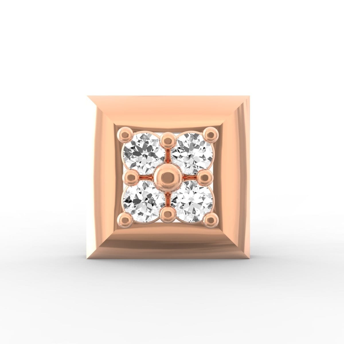 Lab Grown Diamond Nosepin – Contemporary Glam Stud in BIS Hallmarked Gold
