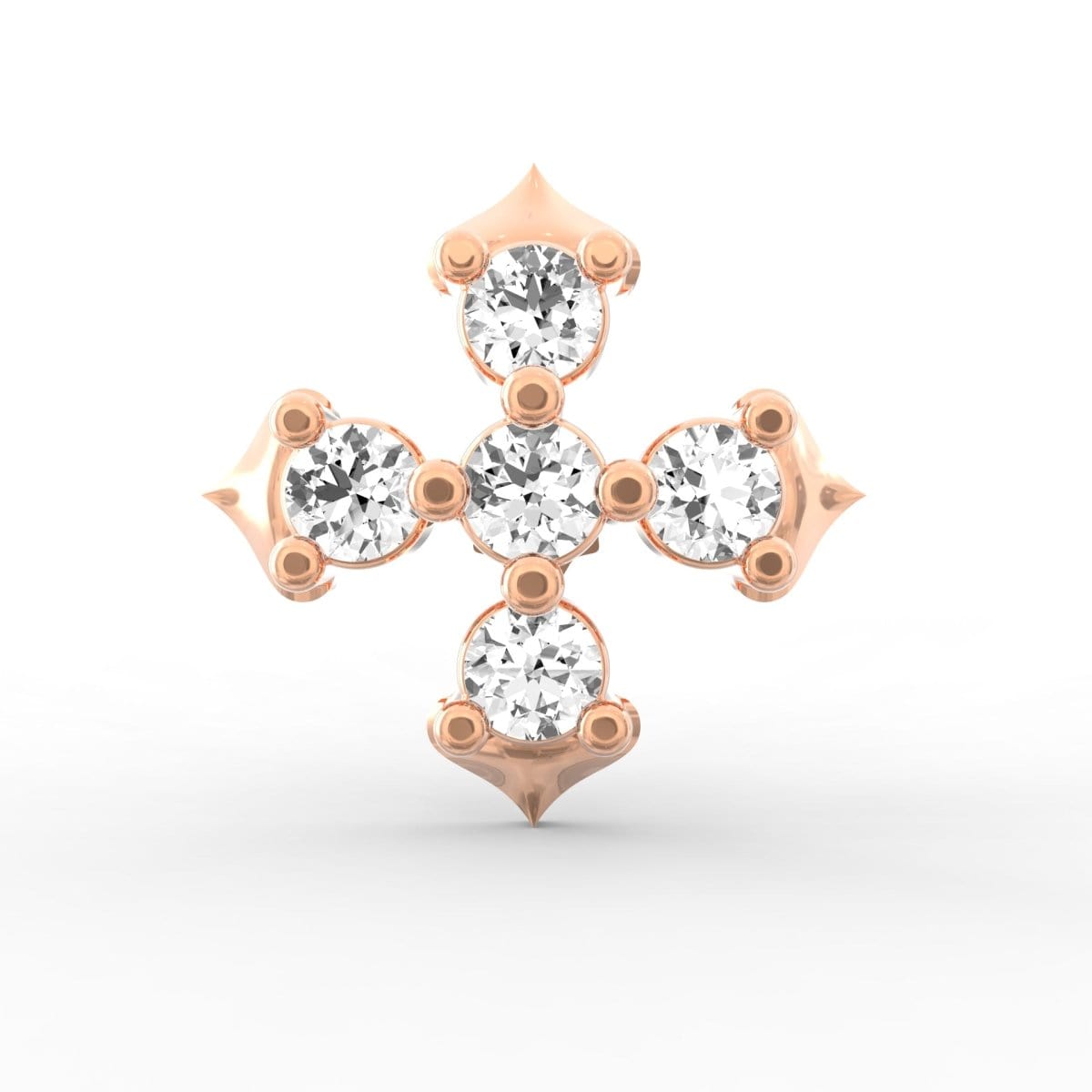 Lab Grown Diamond Nosepin – Chic Elegance Stud in BIS Hallmarked Gold