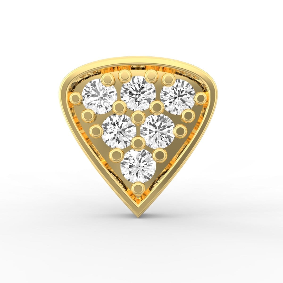 Lab Grown Diamond Nose Pin – Glamour Dazzle in BIS Hallmarked Gold