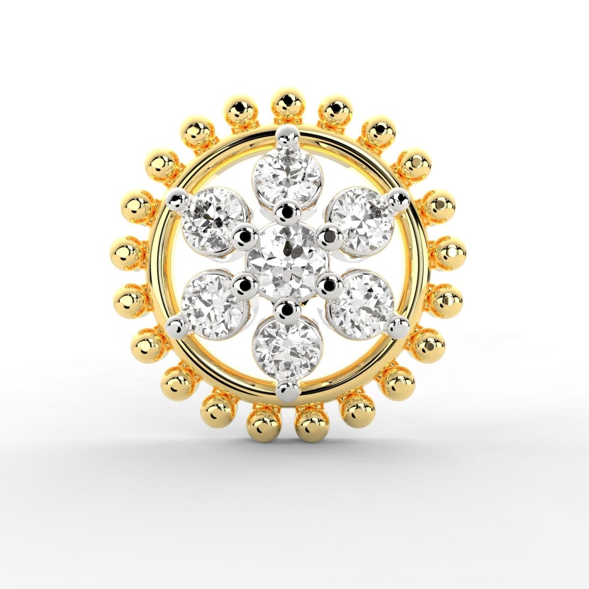 Lab Grown Diamond Nose Pin – Timeless Spark Solitaire in BIS Hallmarked Gold