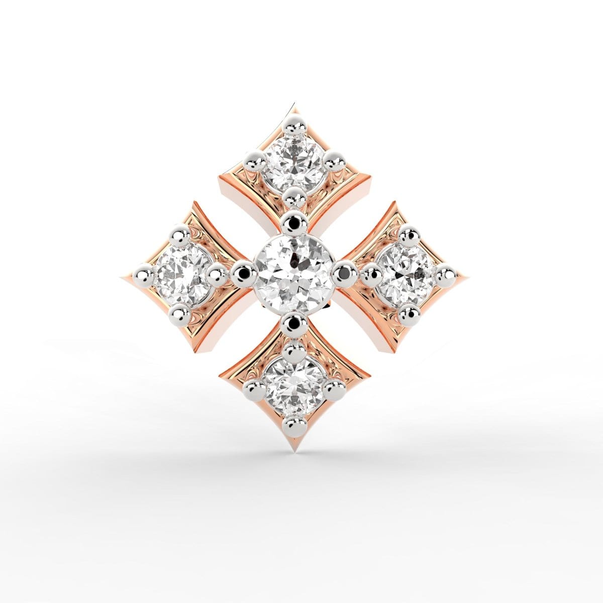 Lab Grown Diamond Nose Pin – Sublime Elegance in BIS Hallmarked Gold