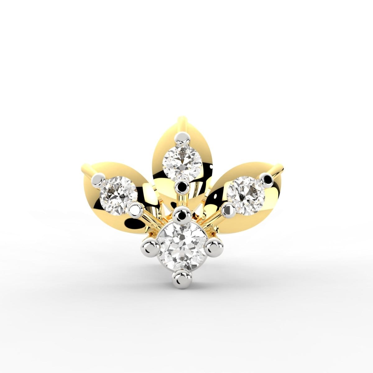 Eternal Sparkle – Lab Grown Diamond Nose Pin Ayanika