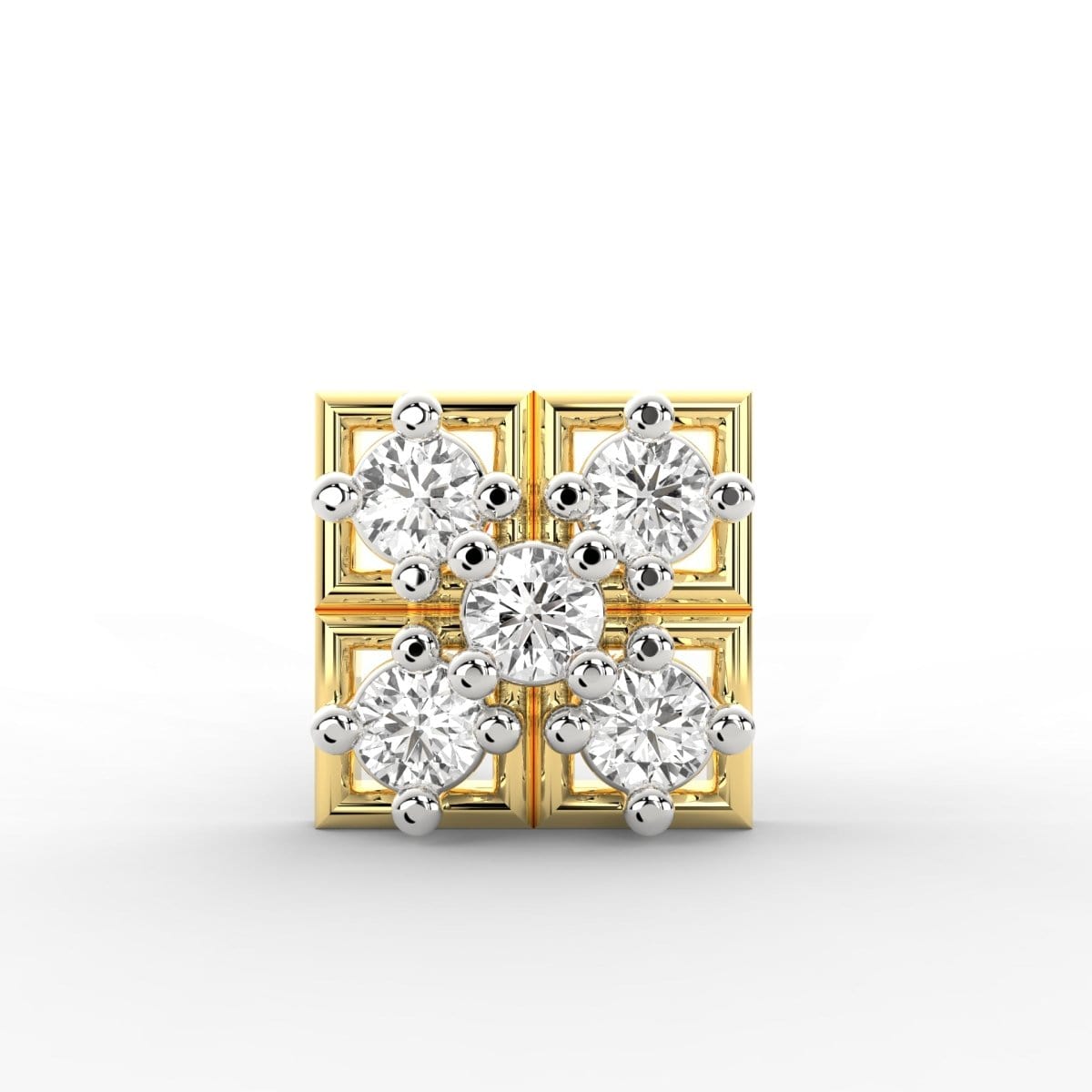 Lab Grown Diamond Nose Pin – Whispering Glow in BIS Hallmarked Gold