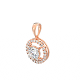 Celeste Lab-Grown Diamond Halo Pendant