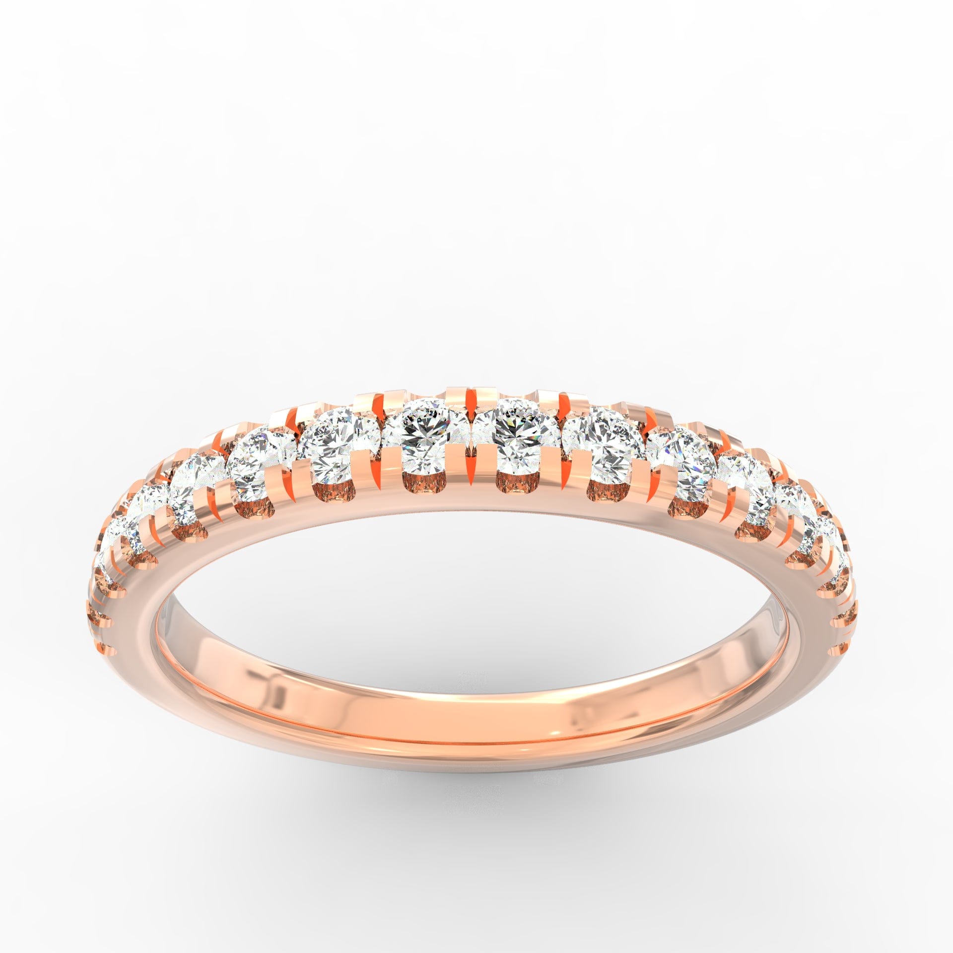 Lab Grown Diamond Wedding Band – Eternal Brilliance Ring in Gold
