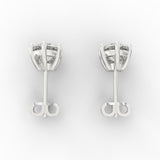 Classic Charm 2.00 Ct Lab Grown Diamond Solitaire Stud Earrings