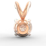 Eternal Radiance: Round Brilliant Cut Diamond Solitaire Pendant