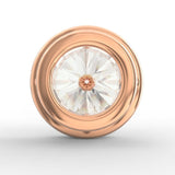 Timeless Grace: Round Brilliant Cut Bezel-Set Diamond Solitaire Pendant