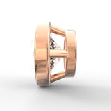 Timeless Grace: Round Brilliant Cut Bezel-Set Diamond Solitaire Pendant