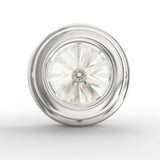 Timeless Grace: Round Brilliant Cut Bezel-Set Diamond Solitaire Pendant