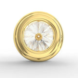 Timeless Grace: Round Brilliant Cut Bezel-Set Diamond Solitaire Pendant