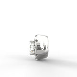 Halo of Brilliance: Round Diamond Solitaire Pendant