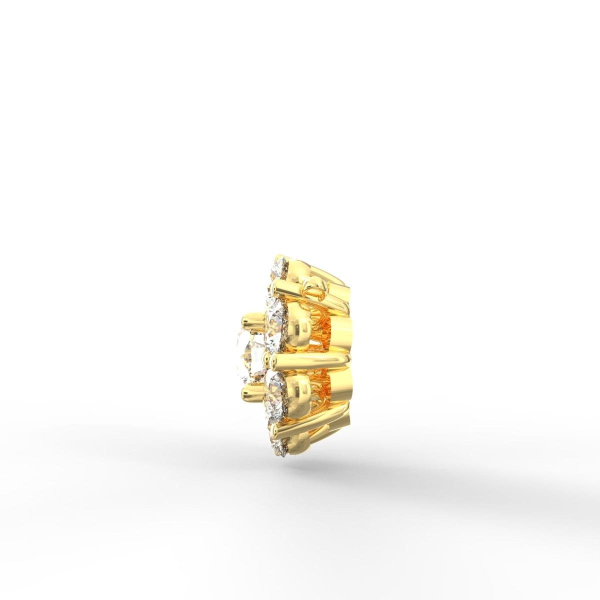 Ethereal Radiance: Round Diamond Solitaire Pendant