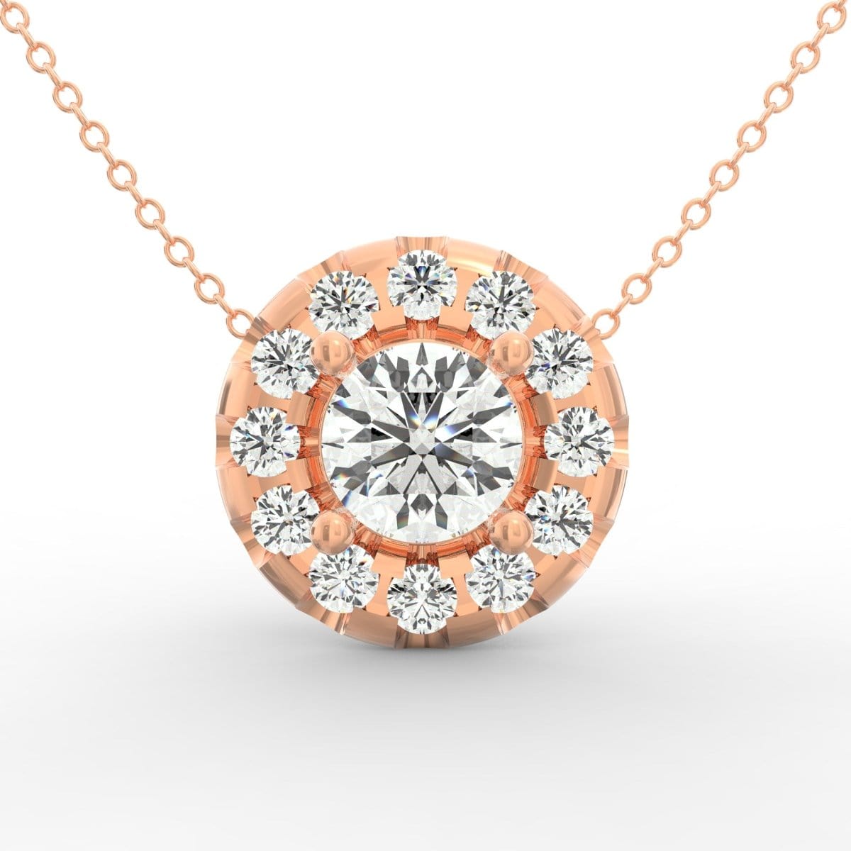 Captivating Brilliance: Pendant with a 1.00ct Diamond Solitaire